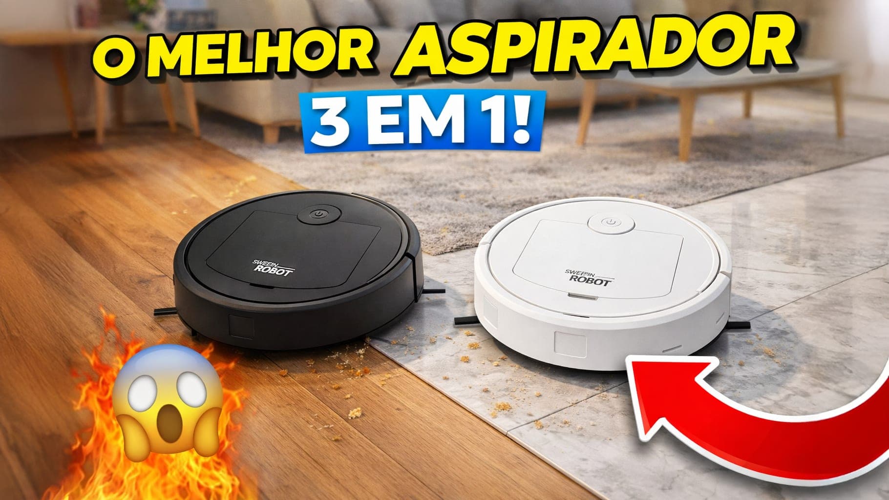 Mini Robô Aspirador Inteligente - Image 1