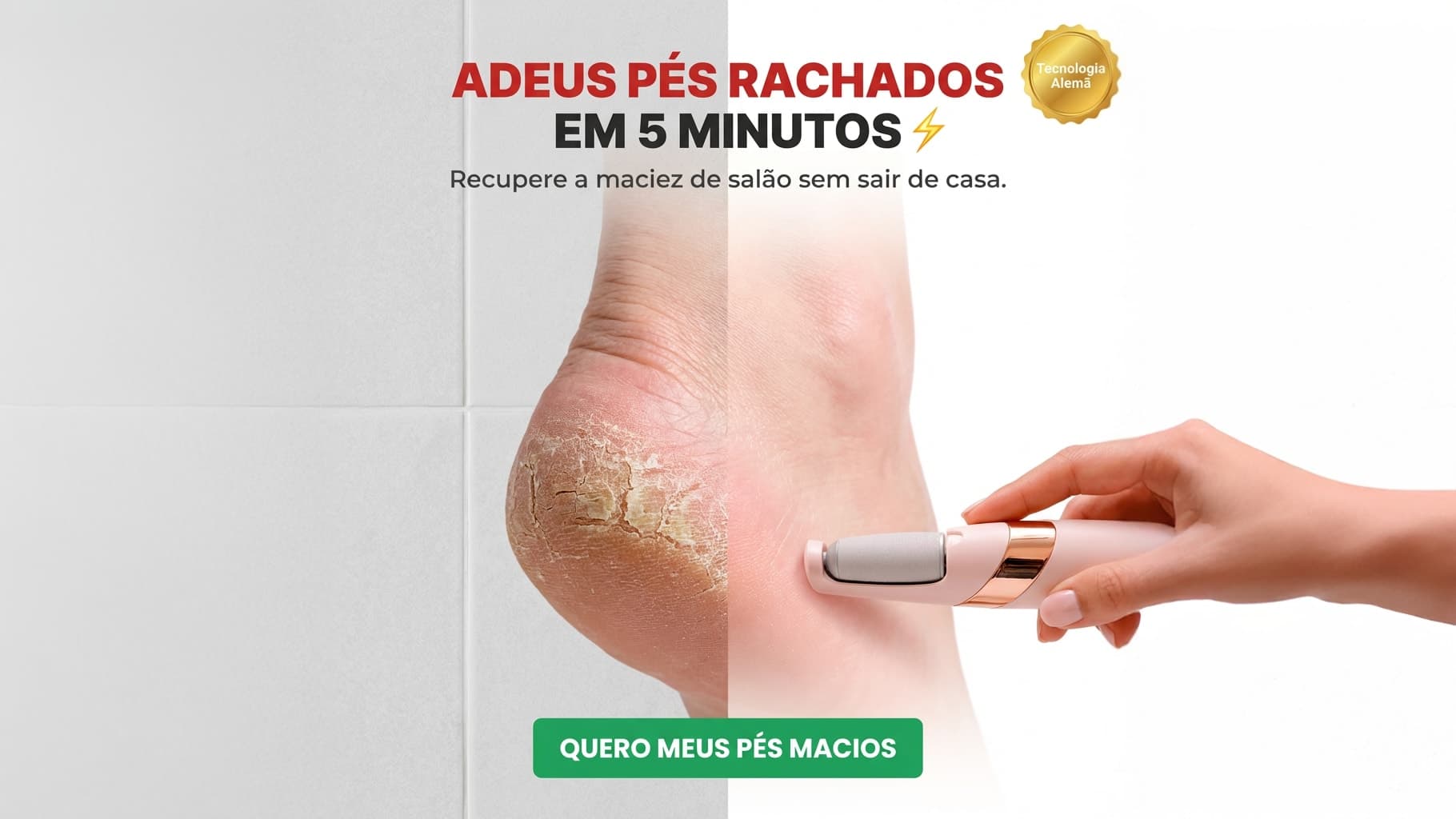 Lixa de Pé Elétrica Recarregável - Image 1