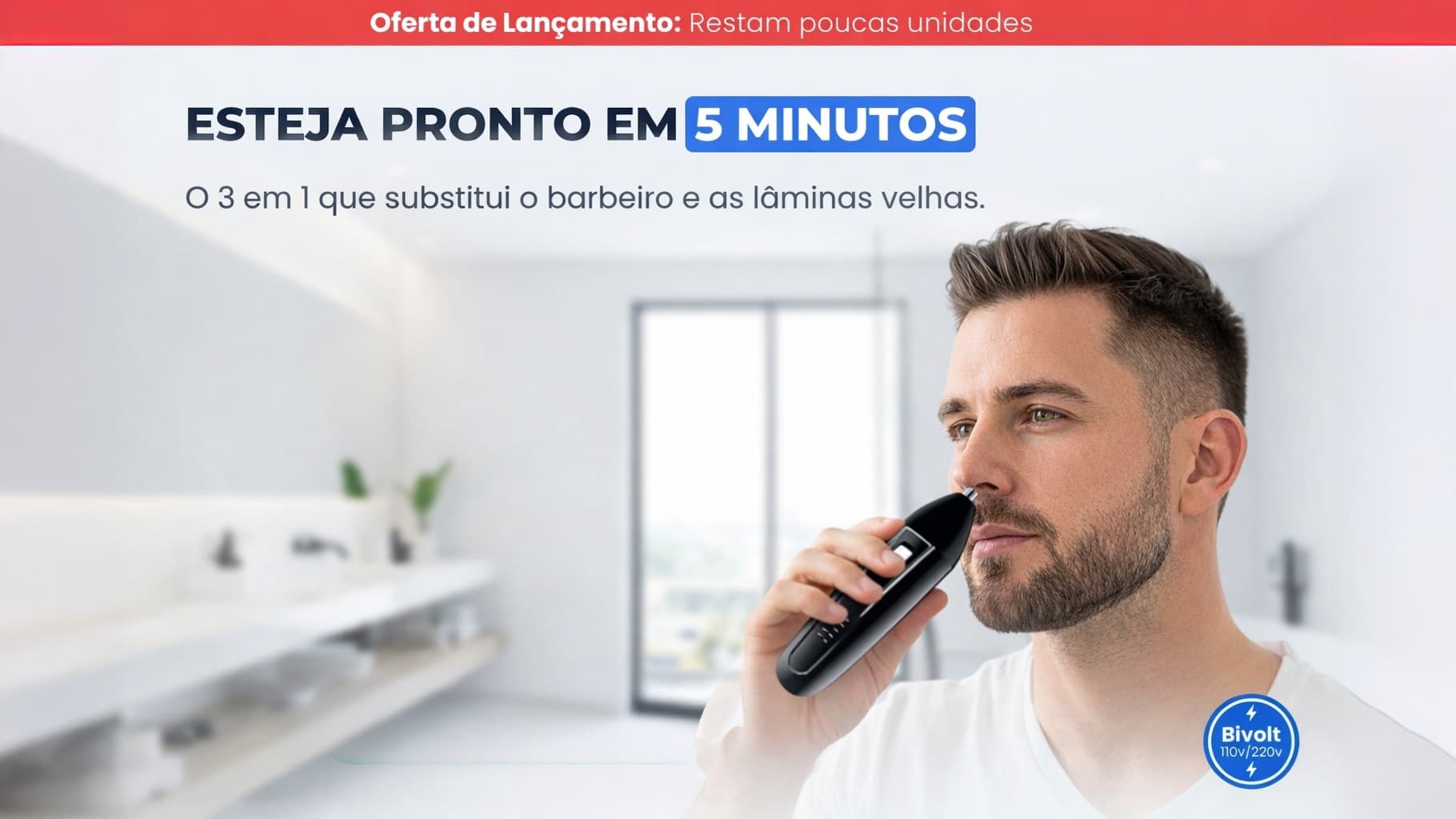 Barbeador Elétrico 3 em 1 - Image 2