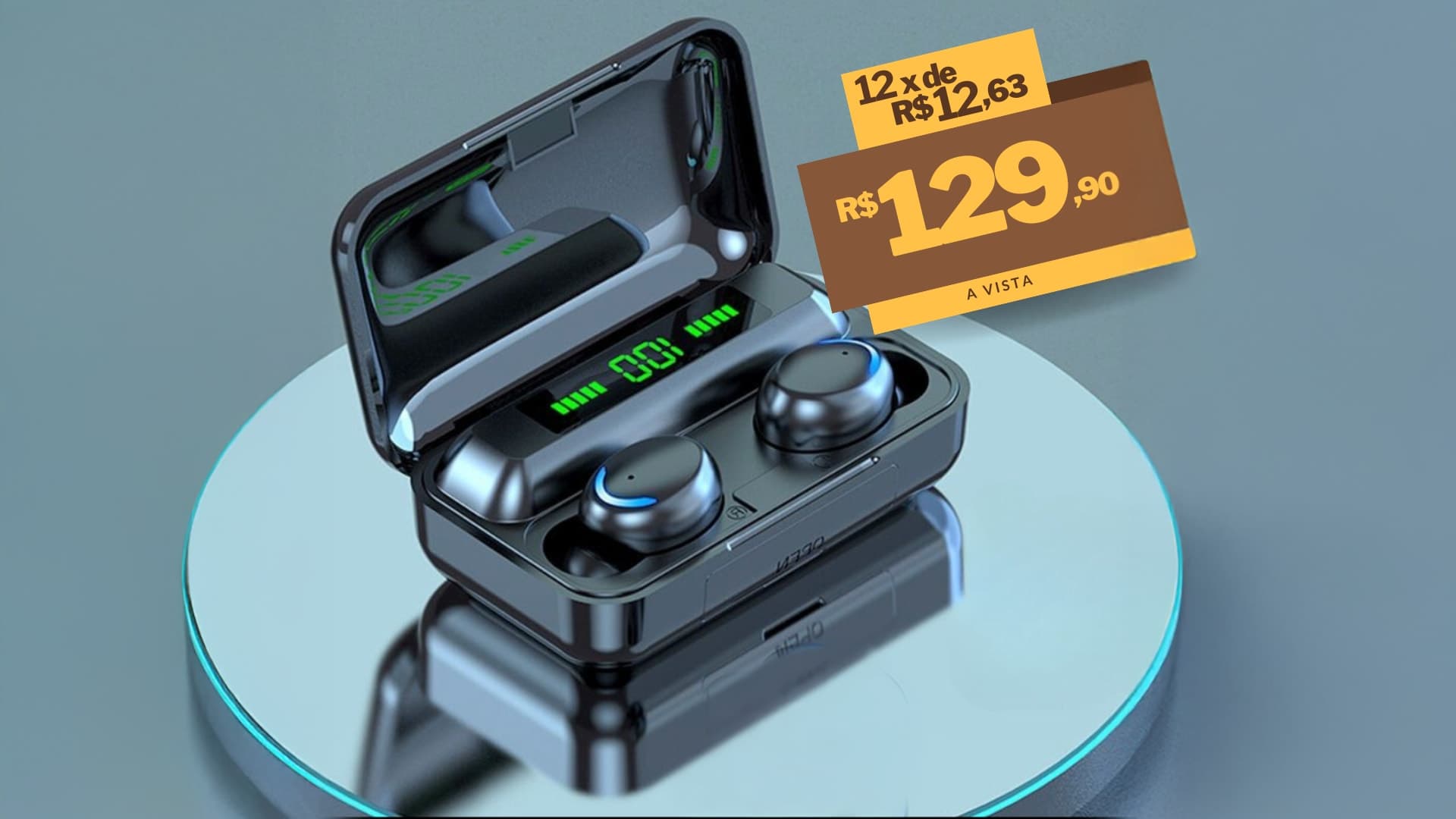 Fone Bluetooth M10 com Power Bank Integrado - Image 2